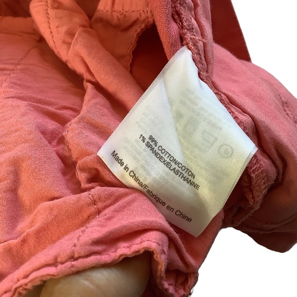 Size 30 Pink Tory Burch Pink Chino Shorts Roll Tab Hem - Picture 9 of 11